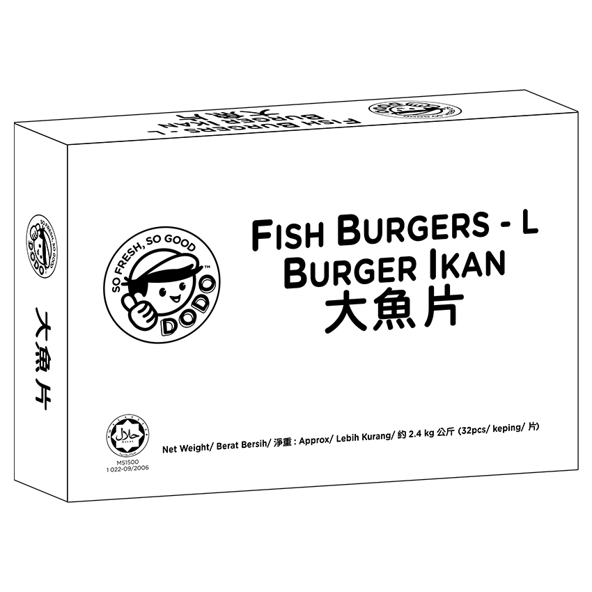 Fish Burgers L 2.4kg
